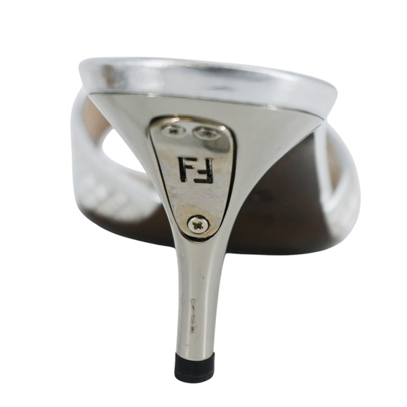 Fendi Silver Metallic Woven Leather Mules Size 37 - Picture 14 of 16